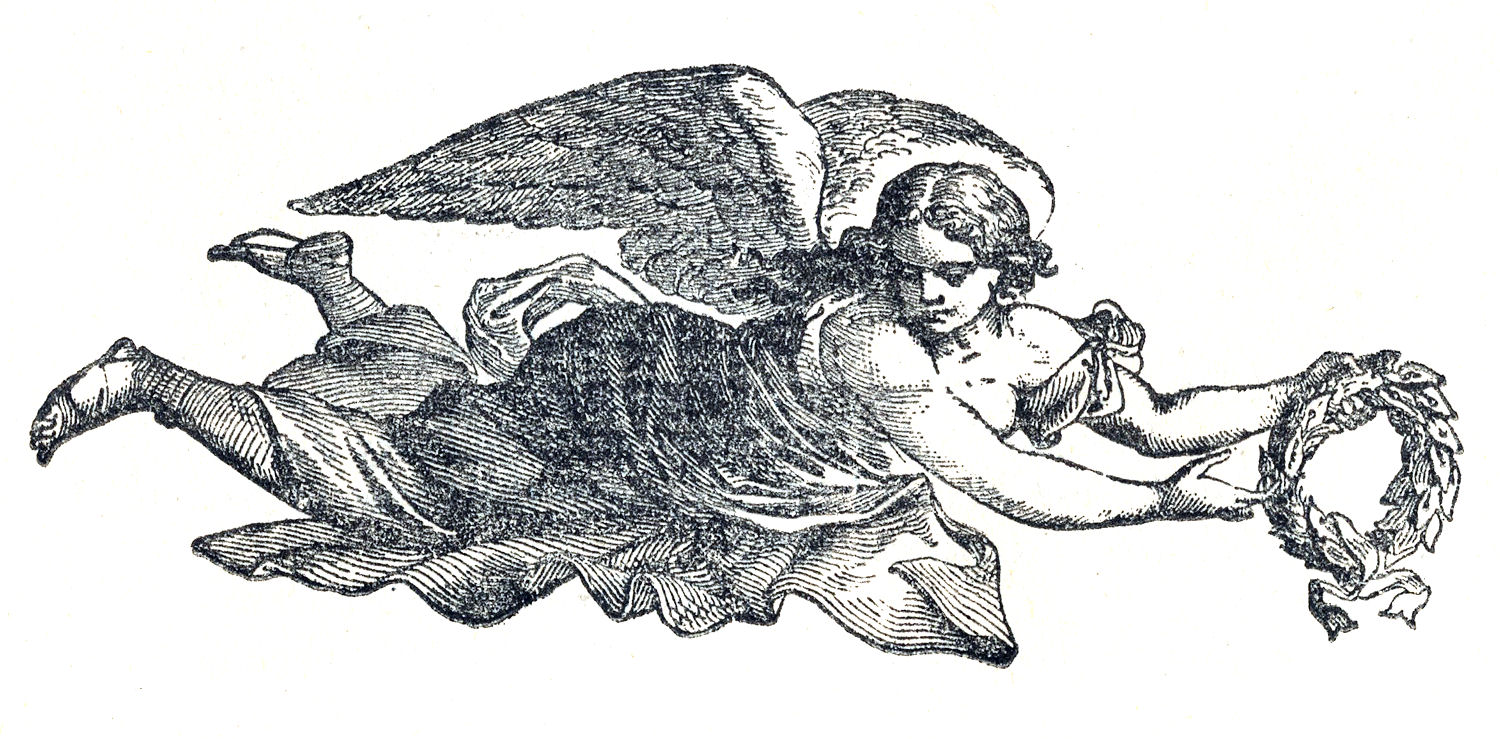 Free Vintage Clip Art - Angels & Sheet Music - The Graphics Fairy