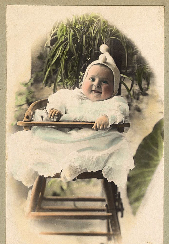 vintage baby photo