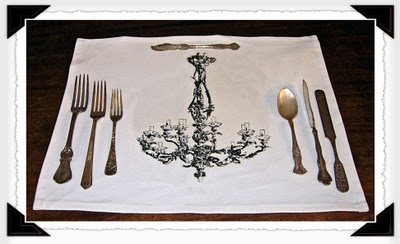 Finished Chandelier Place Mat