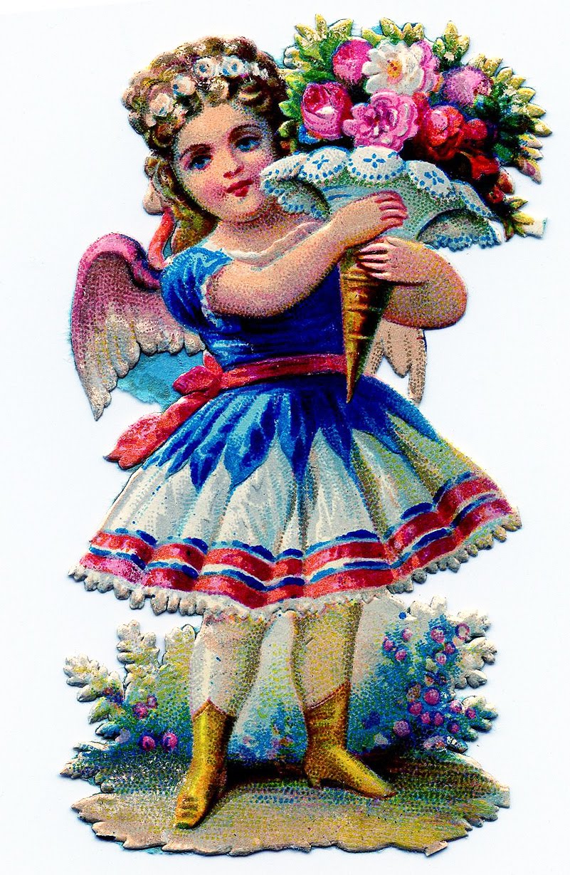 Victorian Clip Art Pretty Little Fairy Girl The 