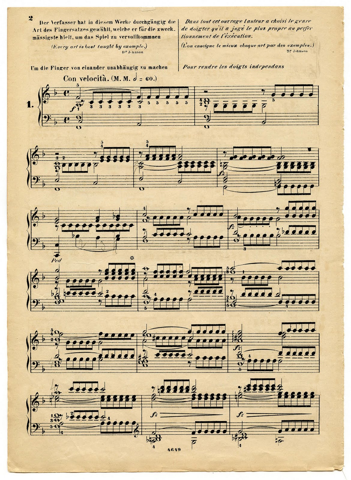 Vintage Piano Sheet Music