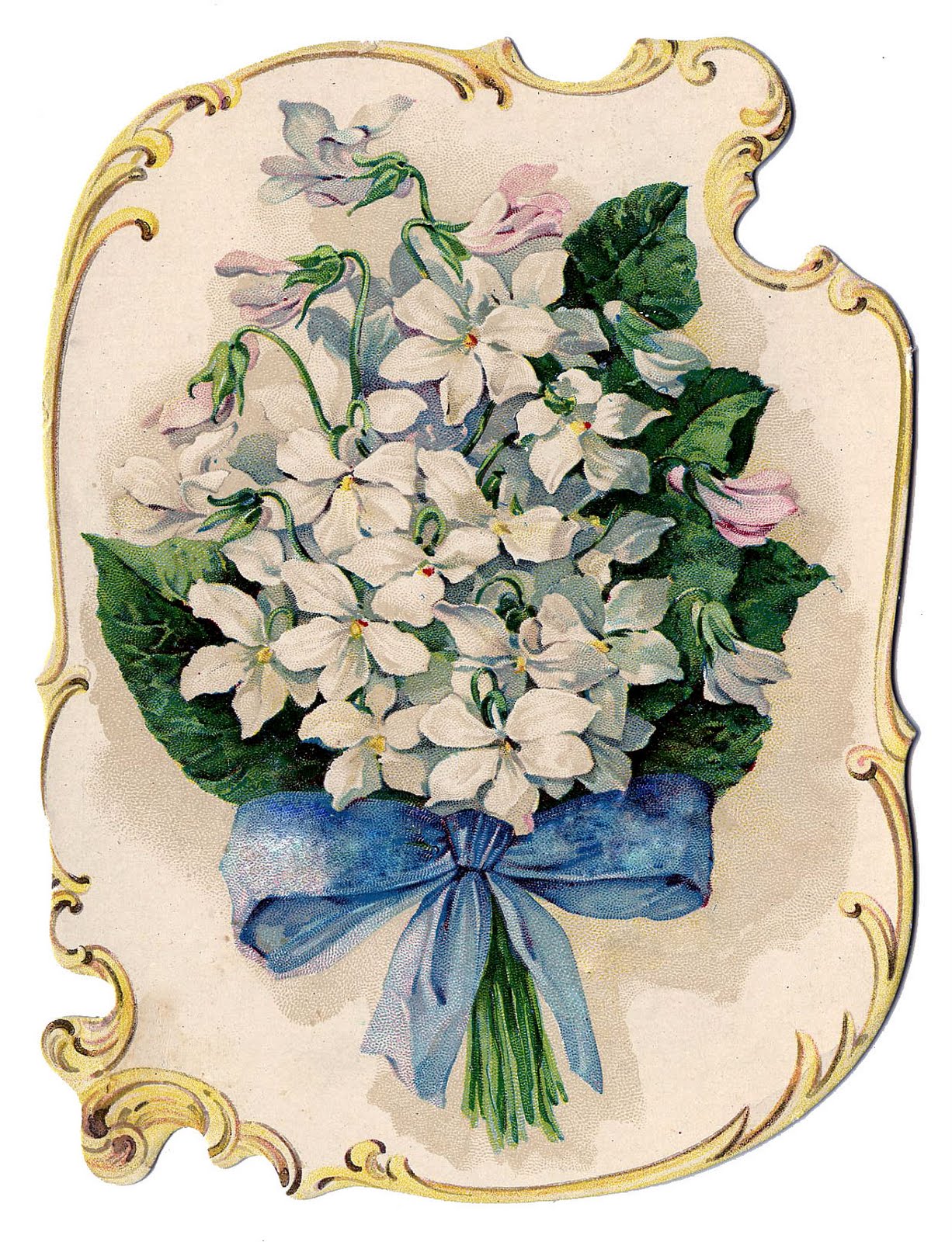 Antique Ephemera - Amazing Romantic Violets Perfume Ad - The Graphics Fairy
